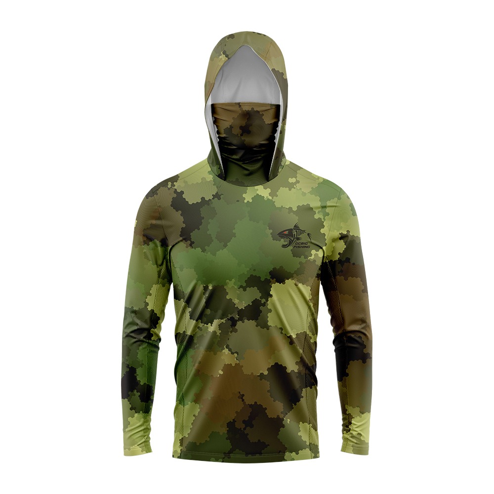 Hunting Outdoor Apparel - Męskie koszulki z kapturem do wędkowania,