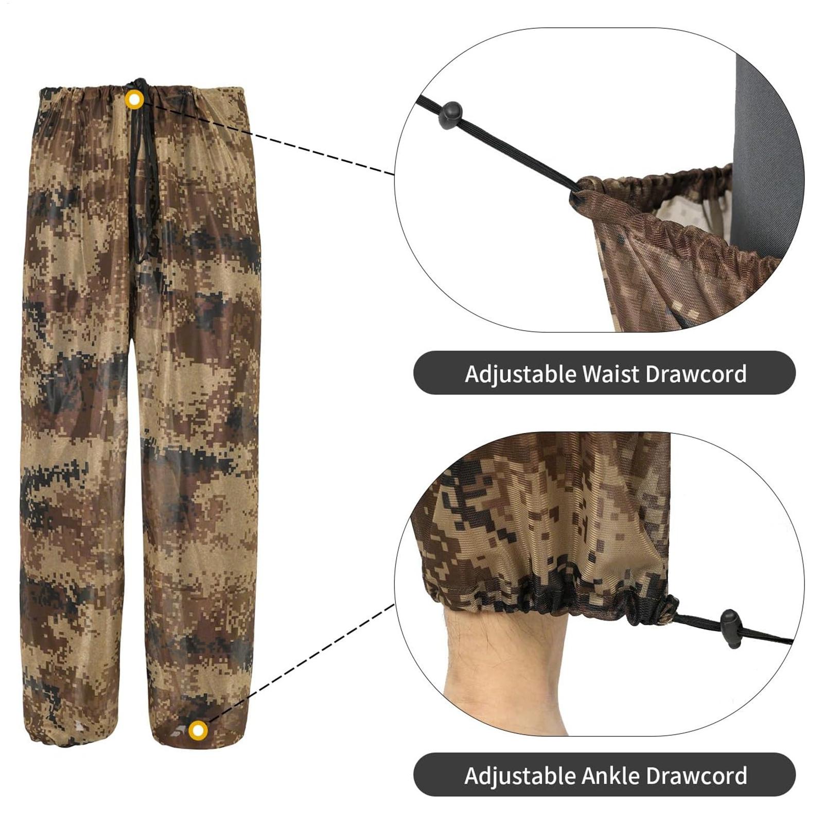 Hunting Outdoor Apparel - Męska odzież myśliwska, siatkowa odzież chroniąca