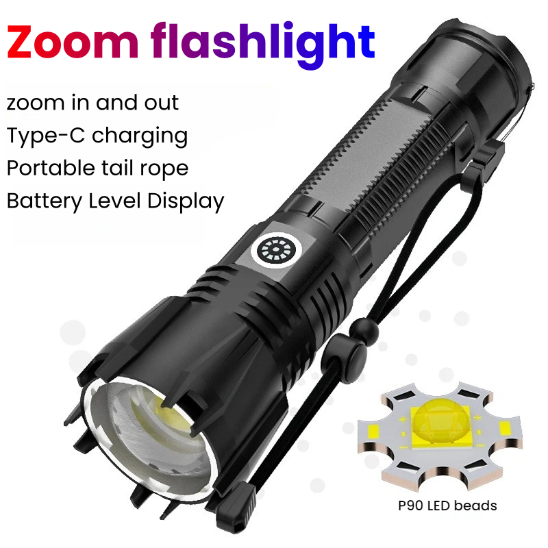 Hunting Outdoor - Latarka LED P90 o dużej mocy,