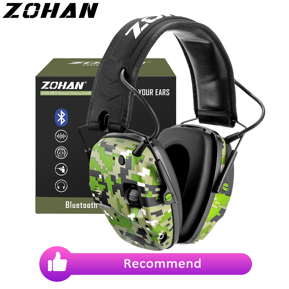 Shooting Ear Muff - Nauszniki ZOHAN 5.0 Bluetooth elektroniczne sfotografowanie