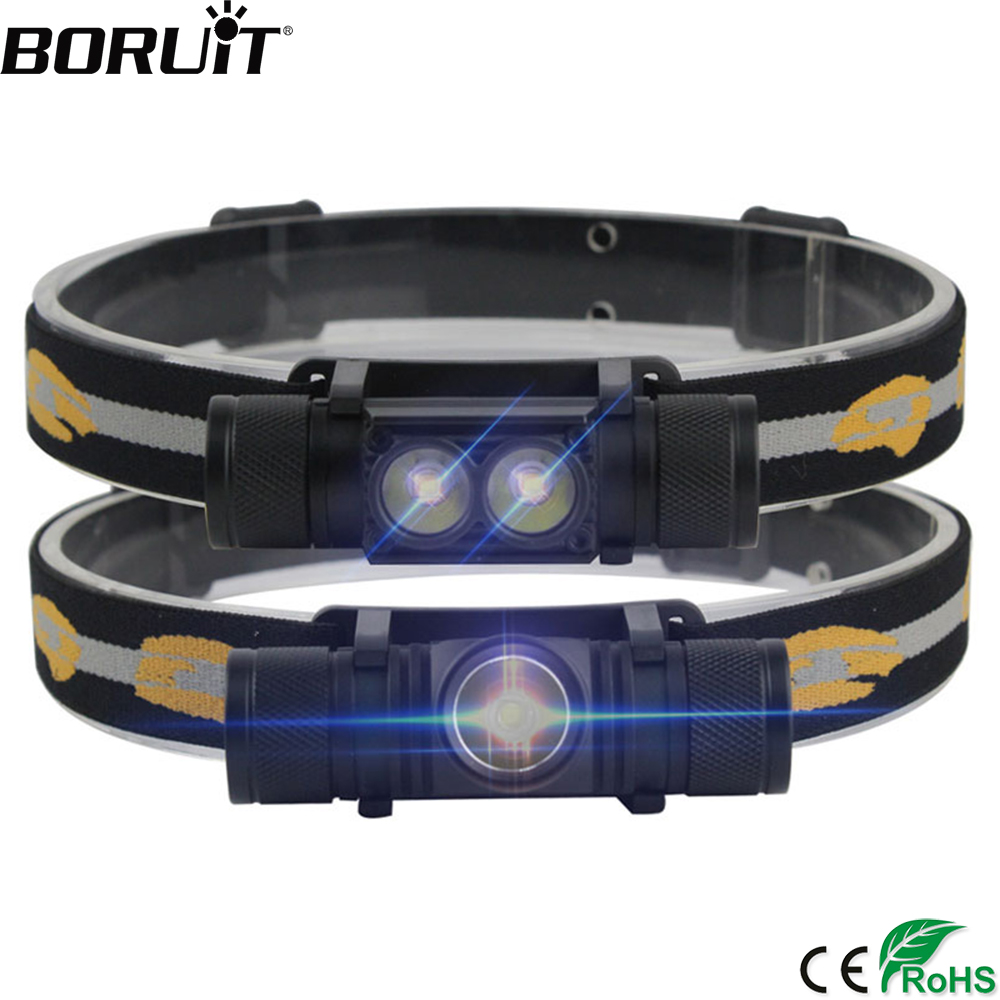 Outdoor Hunting Bike - BORUiT LED Mini latarka czołowa High