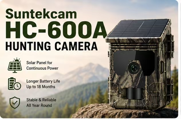 Outdoor Hunting Video Camera - Kamera leśna solarna 50MP 4K z
