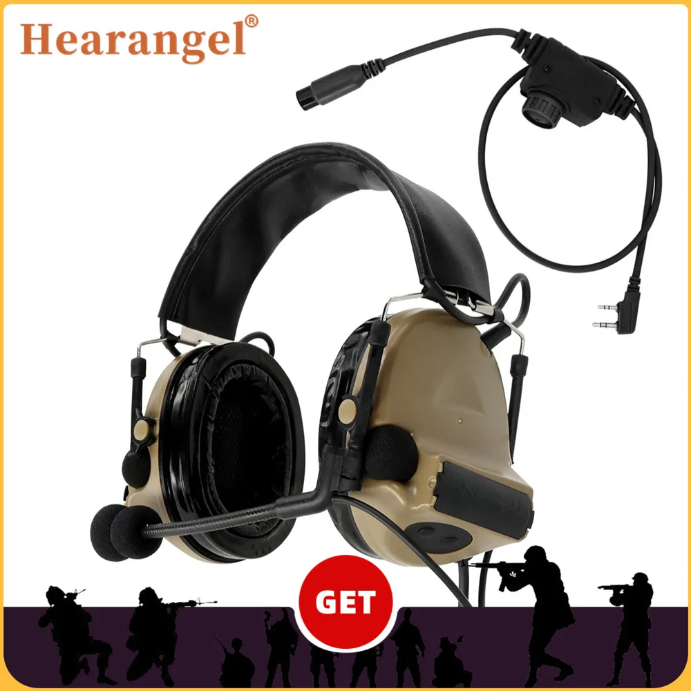 Shooting Ear Muff - Taktyczny zestaw słuchawkowy TACSKY II U94ptt