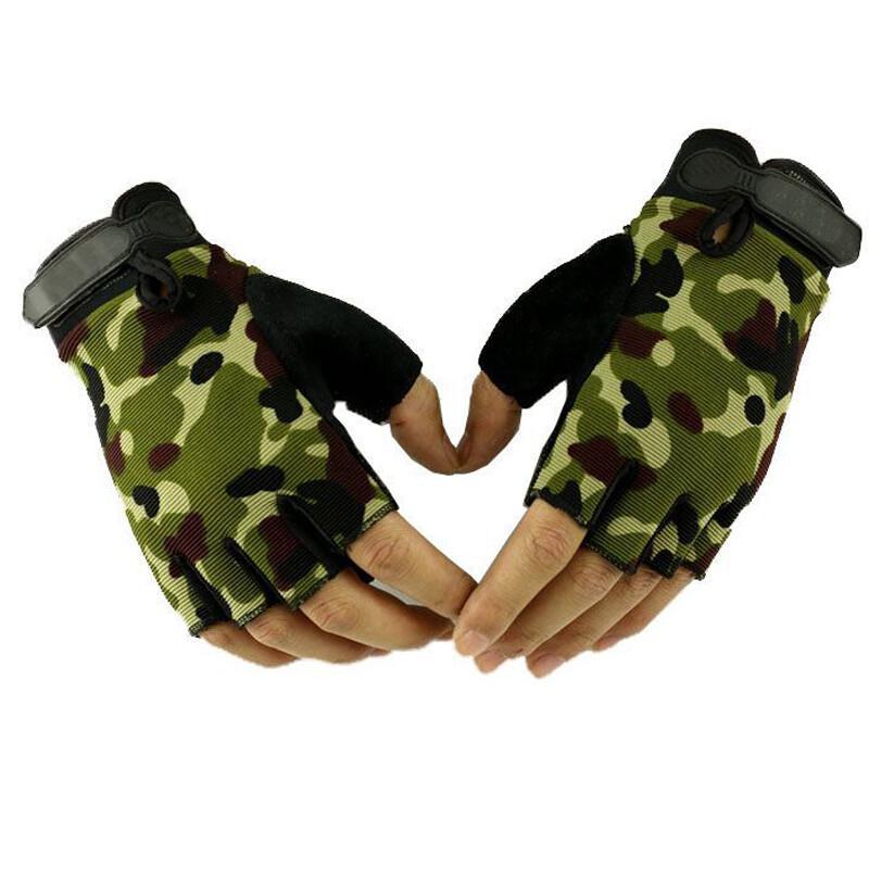 Outdoor Hunting Bike - Rękawiczki rowerowe taktyczne półpalczaste Outdoor Unisex