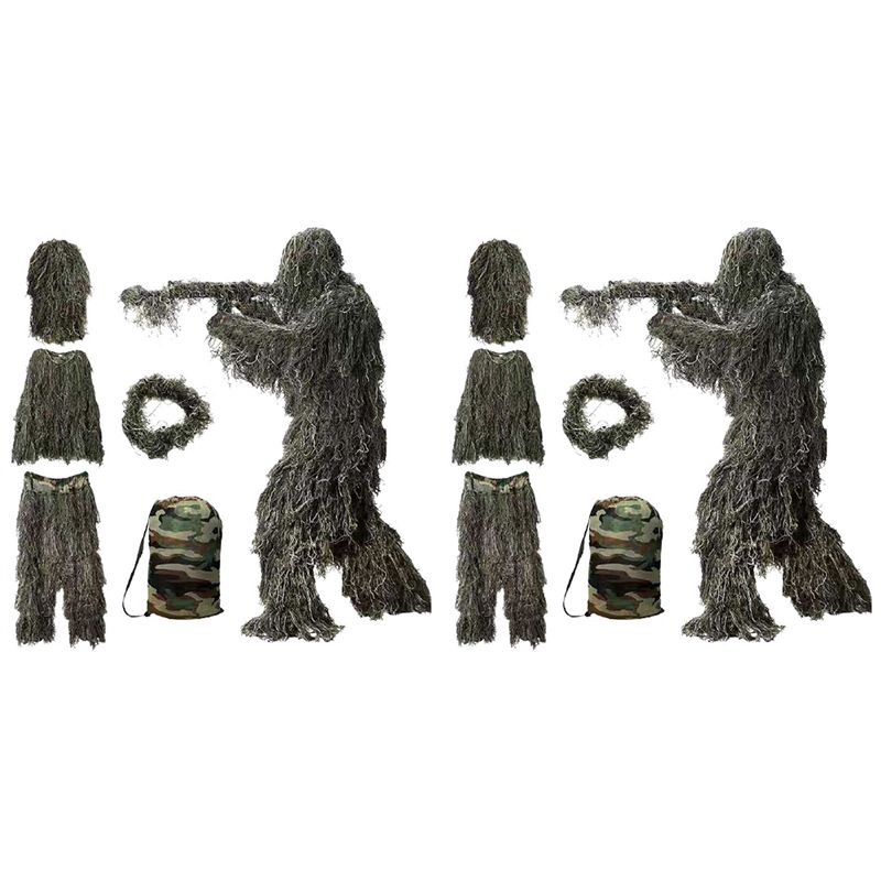 Hunting Outdoor Apparel - AEF6-2X 5 w 1 Strój Ghillie,