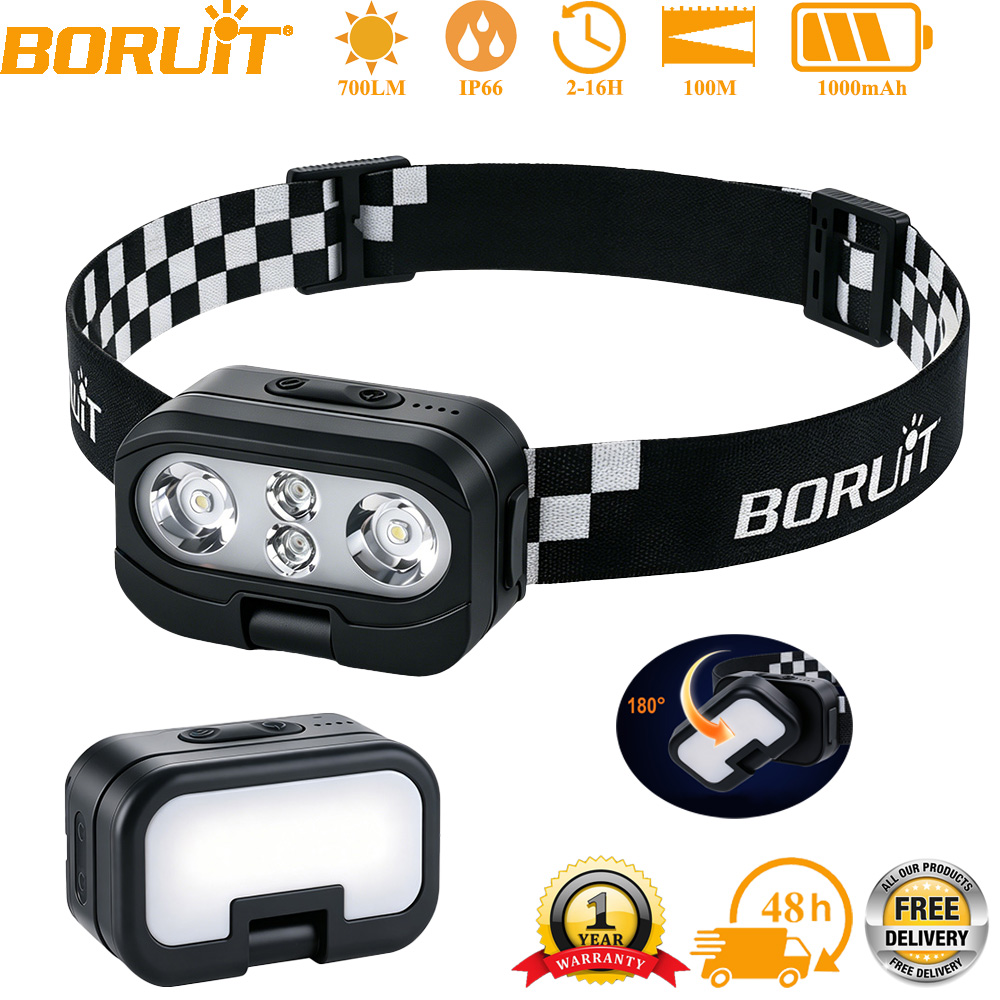 BORUiT RT400 Latarka czołowa L – Outdoor Hunting Bike recenzja i cena
