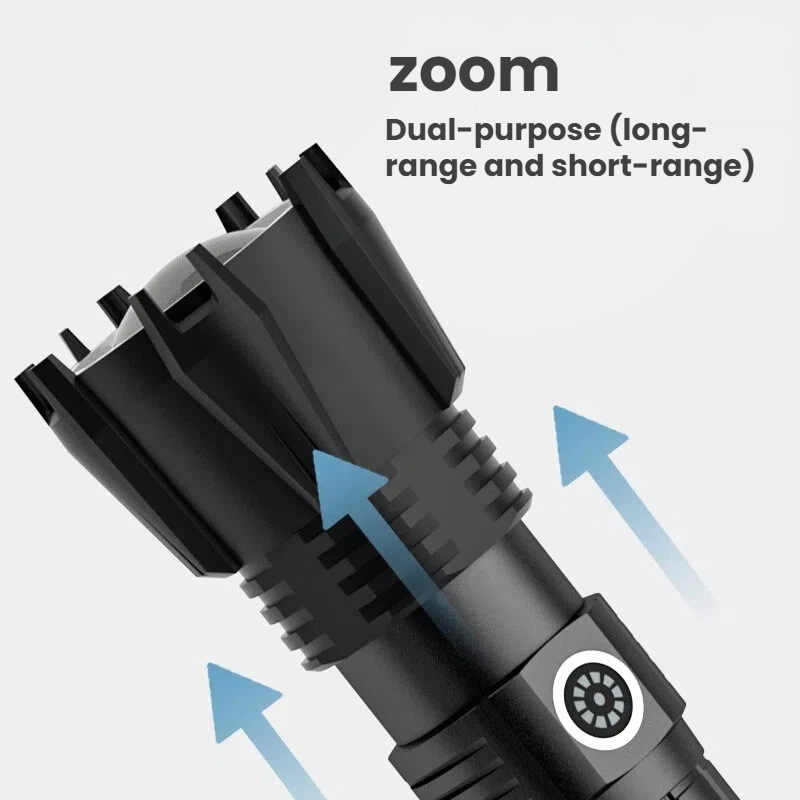 Latarka LED P90 o dużej mocy,  – Hunting Outdoor recenzja i cena