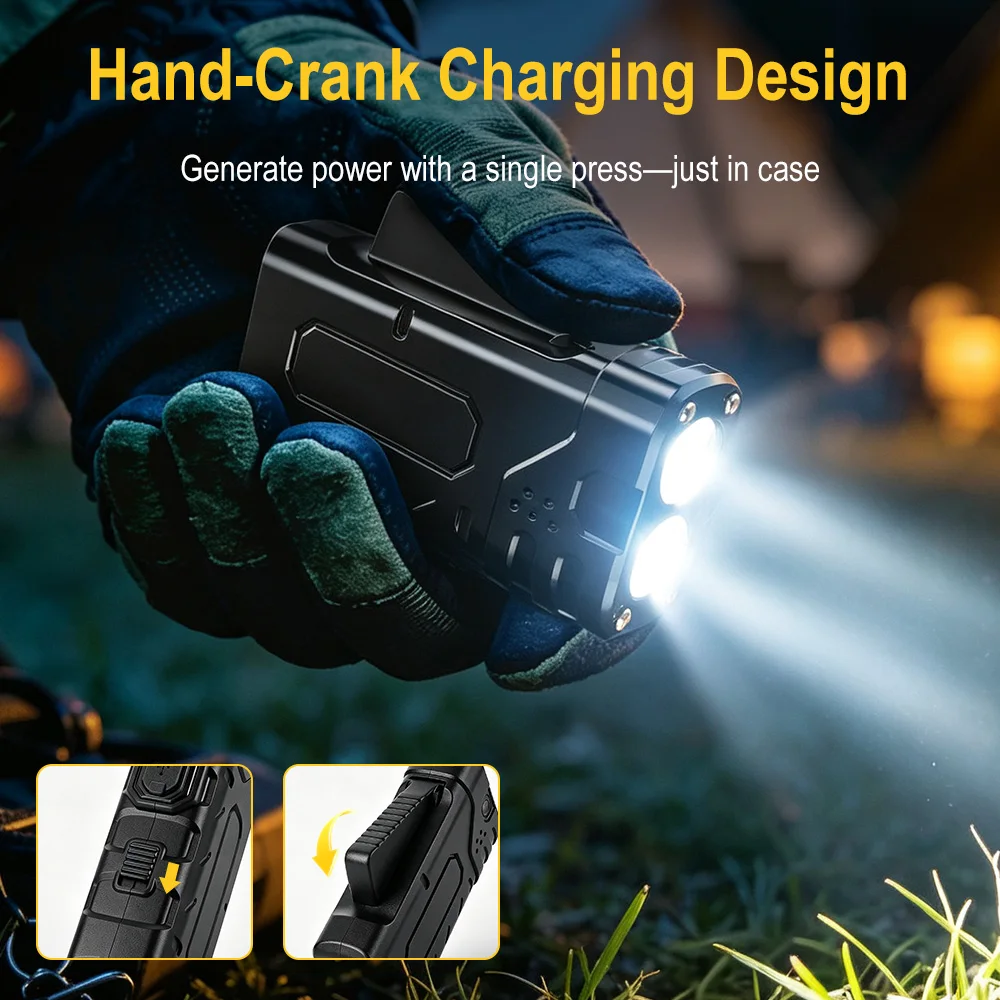 BORUIiT Ręczna latarka LED EDC – Outdoor Hunting Bike recenzja i cena