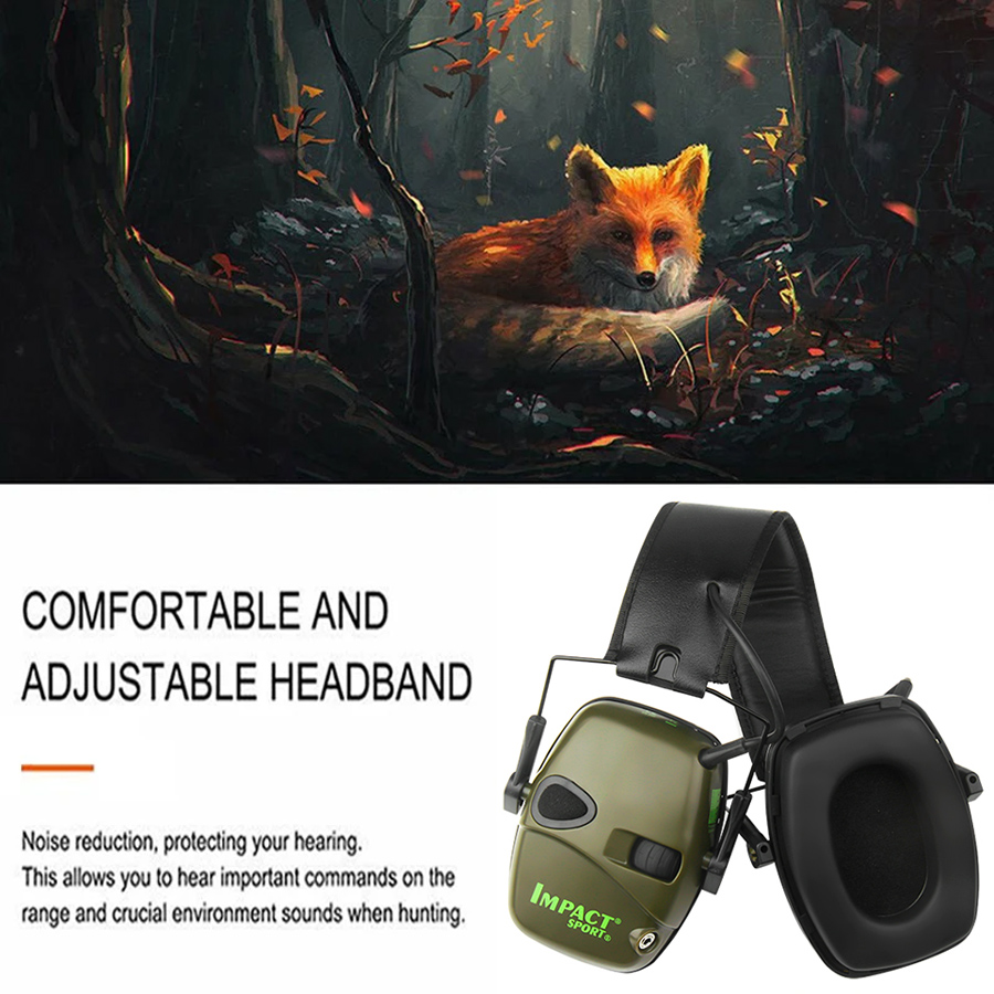 Taktyczne strzelanie elektroni – Shooting Ear Muff recenzja i cena